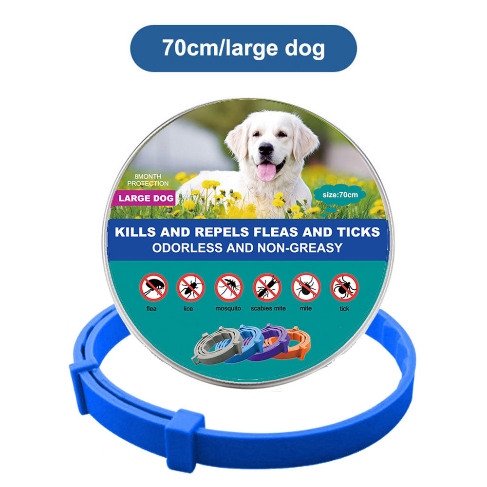 Flea & Tick Collar for Cats & Dogs – Adjustable Anti-Parasitic Protection