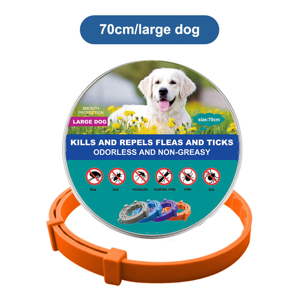 Flea & Tick Collar for Cats & Dogs – Adjustable Anti-Parasitic Protection