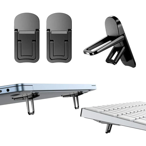 Foldable Laptop Stand – Ultra-Slim Zinc Alloy Portable Stand