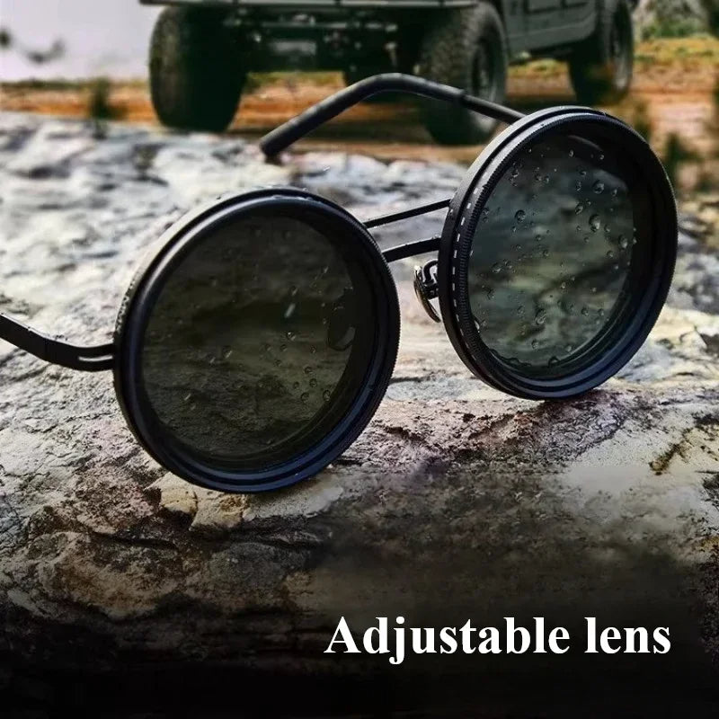 Adjustable Dimming Sunglasses – Polarized UV400 Glasses for Outdoors