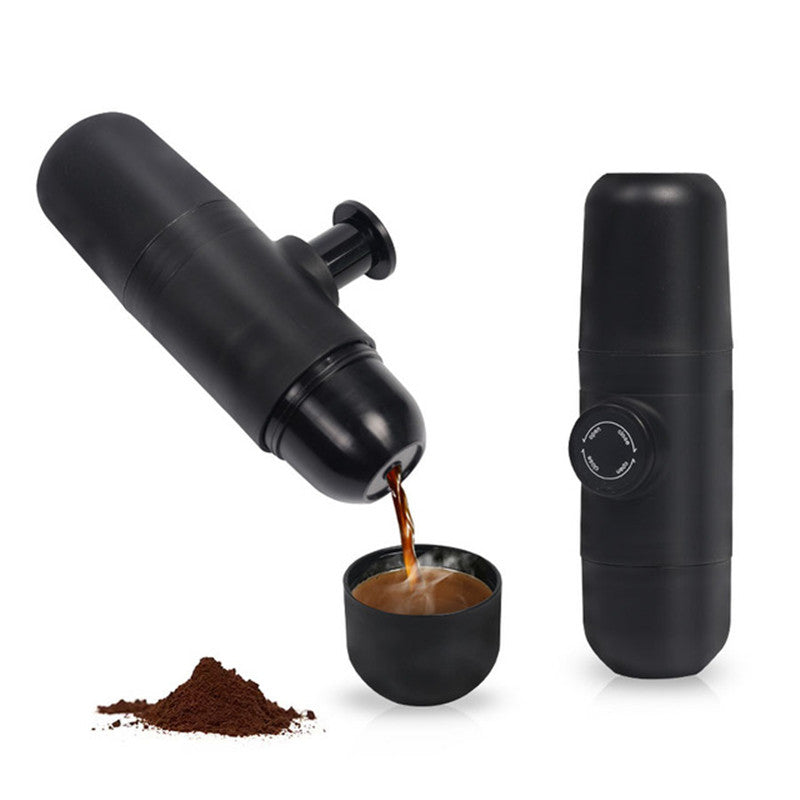 Portable Manual Espresso Maker – Travel Coffee Machine Compatible with Pods