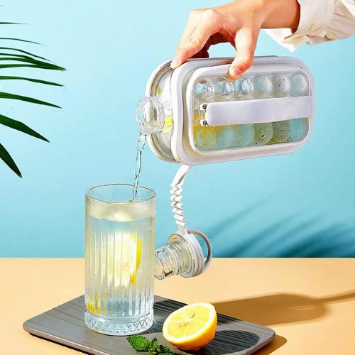 2-in-1 Ice Ball Maker – Fast Ice Cube Tray & Mold