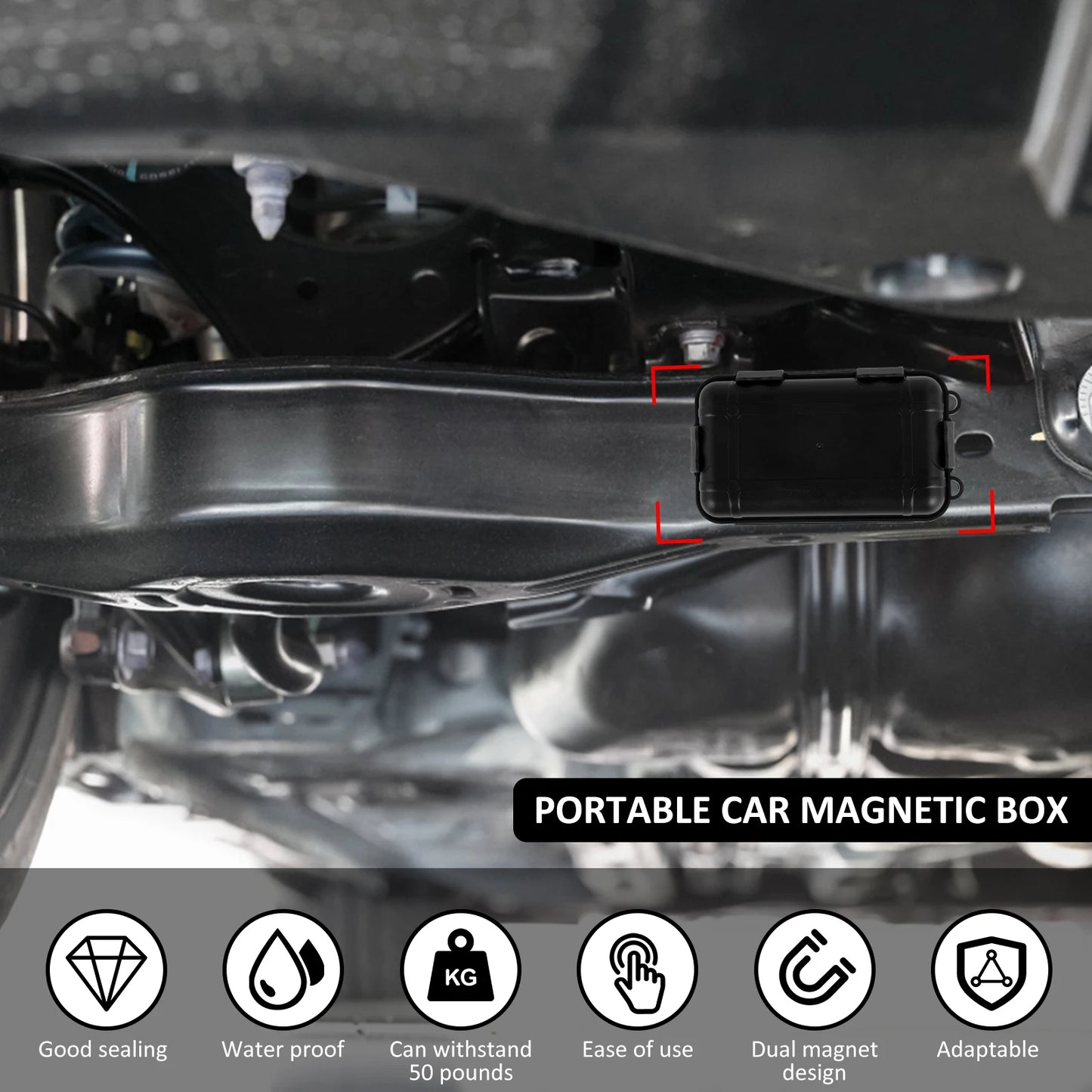 Hidden Magnetic Key Box
