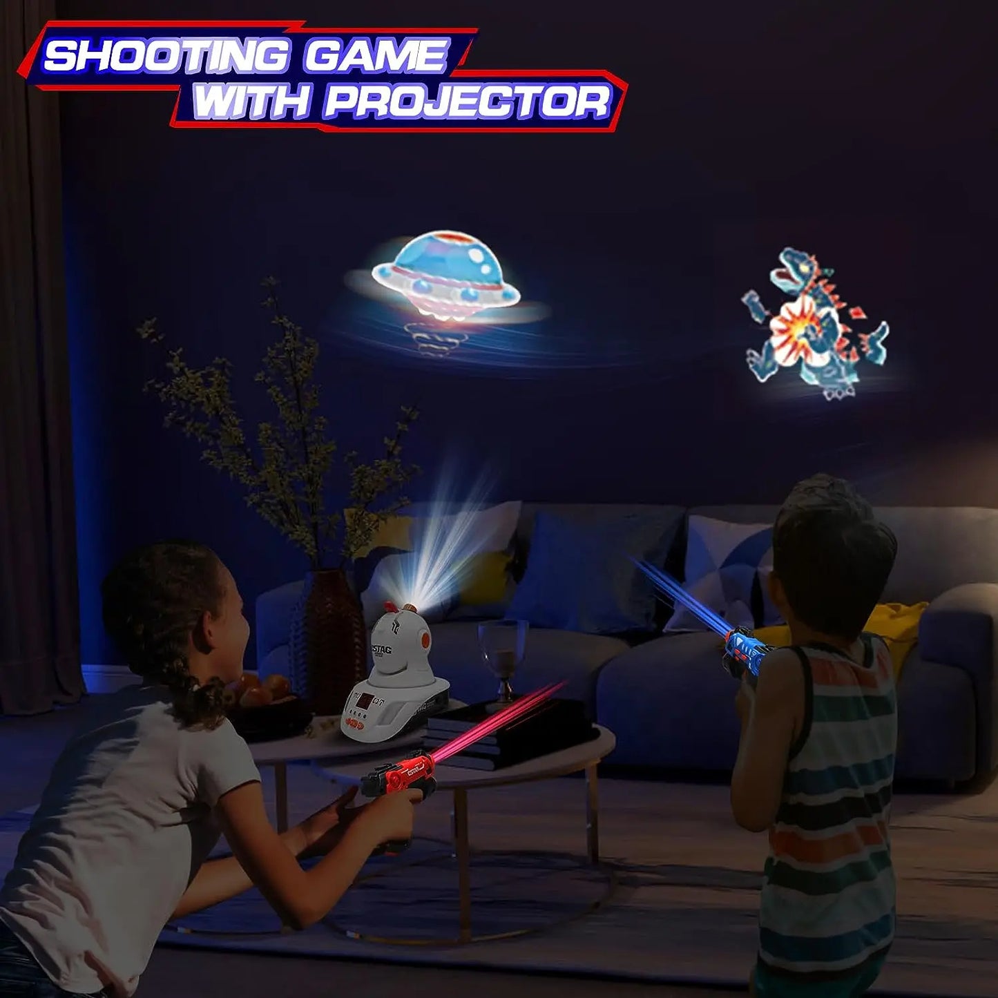 Projector Shooting Game – Arcade-Style Interactive Target Play