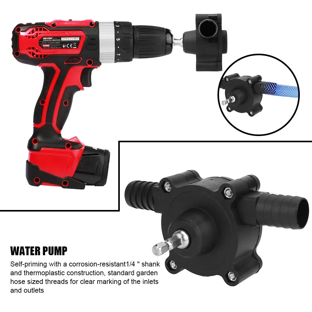Portable Manual Drill Pump – Quick Fluid Transfer Tool