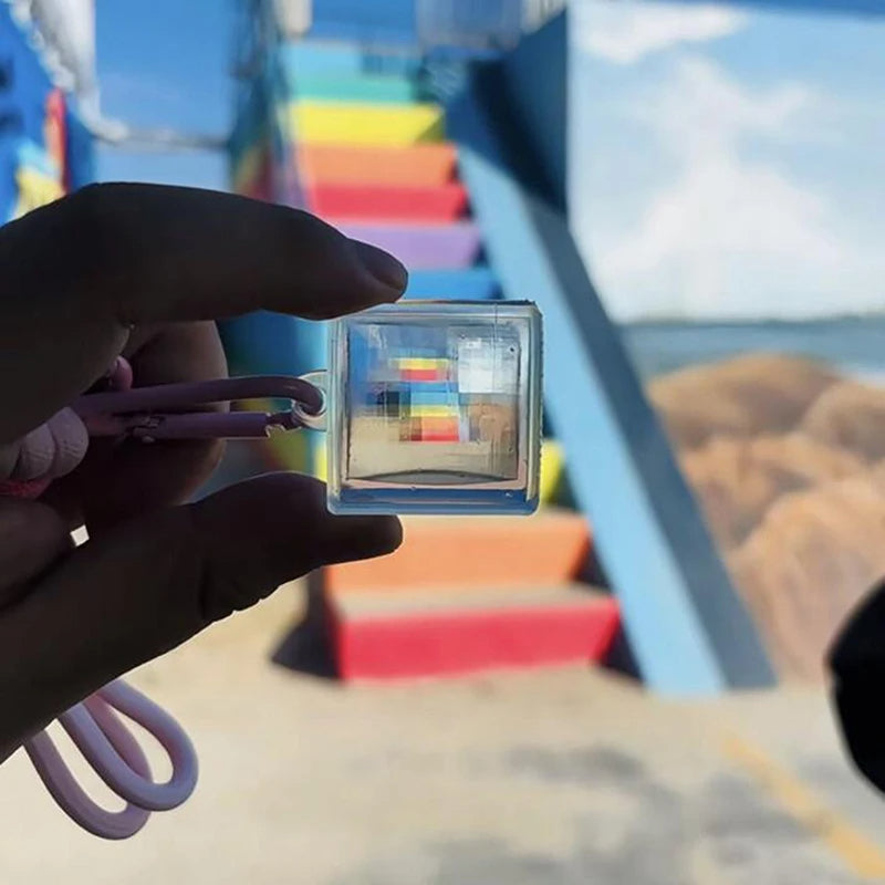 Pixel Filter Keychain – Retro Gaming Pixel Lens
