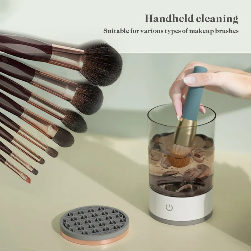 Electric Makeup Brush Cleaner & Dryer – Sonic Vibration Technology