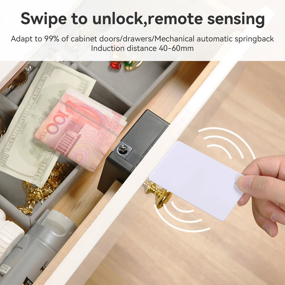 Smart RFID Drawer Lock – Invisible Electronic Keyless Security