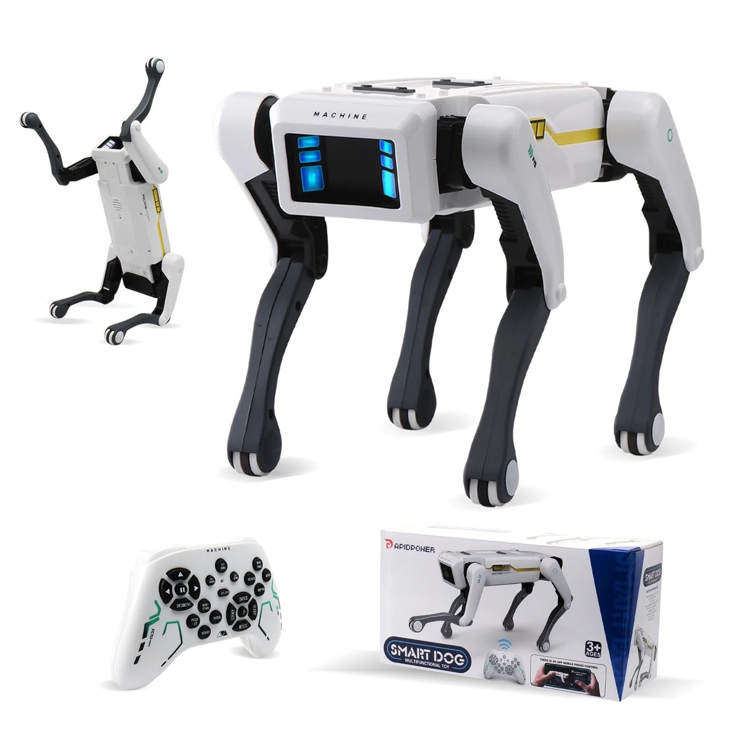 Robot Dog with Remote (PRO VERSION - AI, Voice Control & Smartphone App)