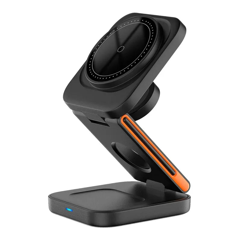 MagSafe-Compatible Foldable Charging Station (3-in-1)