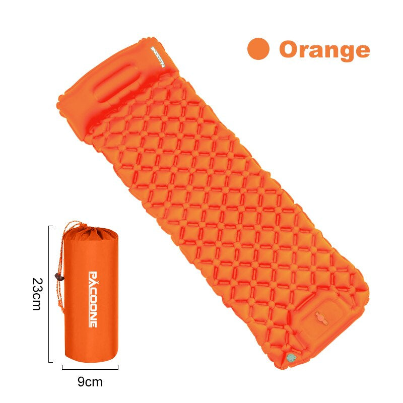 Camping Inflatable Mattress with Built-In Foot Pump