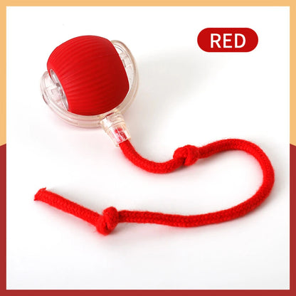 Automatic Rolling Ball with Tail Lamp – Smart Cat Toy