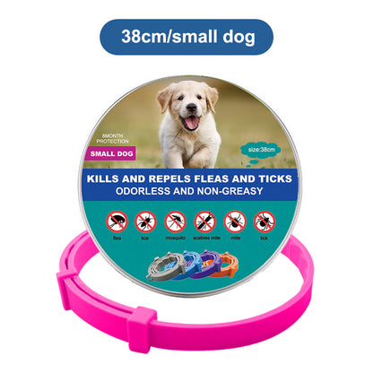 Flea & Tick Collar for Cats & Dogs – Adjustable Anti-Parasitic Protection
