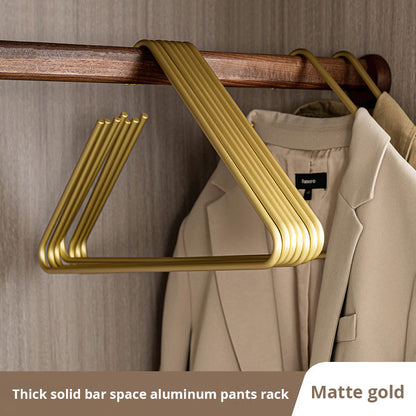 Aluminum Alloy Hanger, Household Triangular Hanger, Solid Hanger, Wardrobe Display, Support, Air Hanger, Hanger