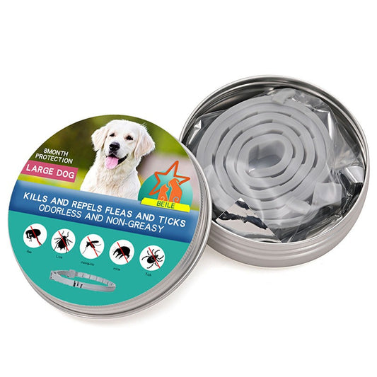 Flea & Tick Collar for Cats & Dogs – Adjustable Anti-Parasitic Protection