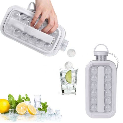 2-in-1 Ice Ball Maker – Fast Ice Cube Tray & Mold