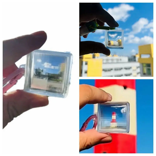 Pixel Filter Keychain – Retro Gaming Pixel Lens