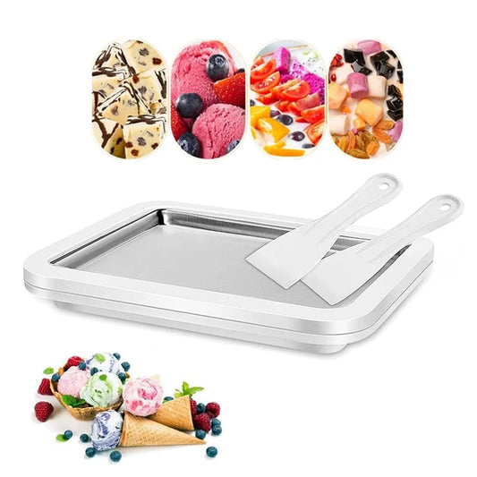Ice Cream Maker Pan – Rolled Ice Cream & Frozen Yogurt Plate