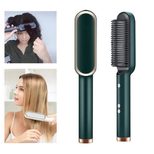 Ionic Hair Straightening Brush – Fast Heat-Up PTC Technology