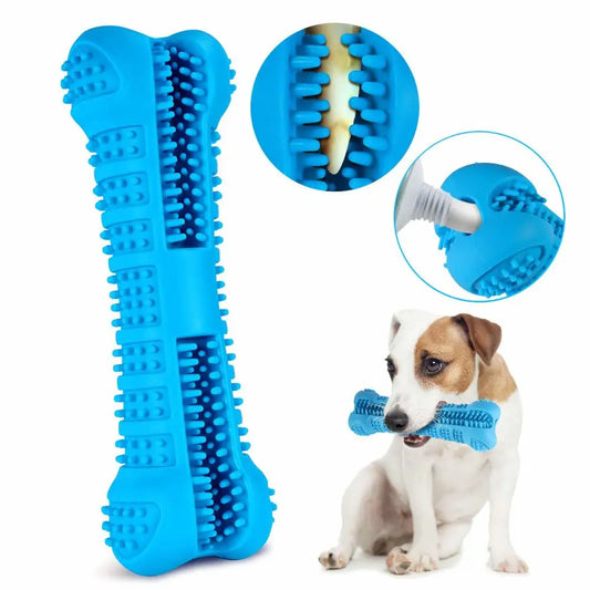 Toothbrush Dog Chew Toy – Dental Care Bone for Dogs