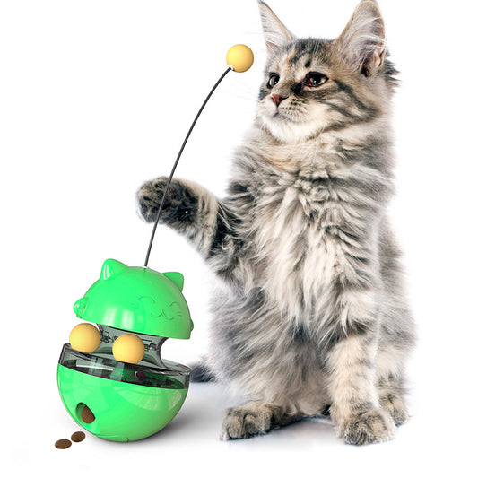 Multi-Functional Cat Self-Play Toy – Interactive Feeder & Activity