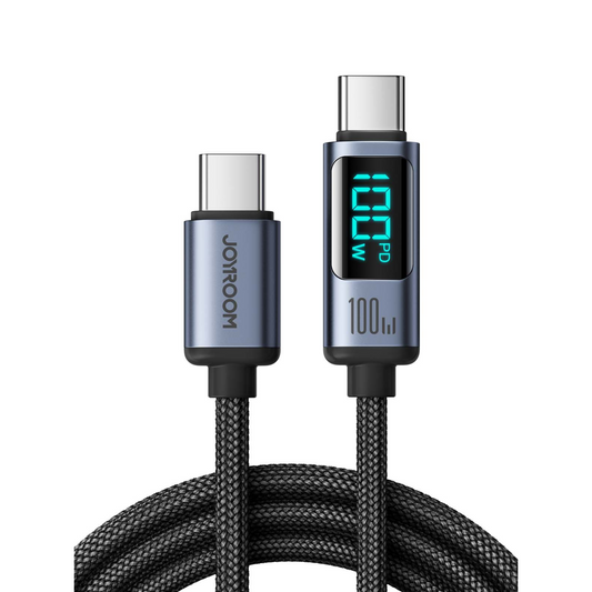 Premium Braided USB-C Cable with LED Display