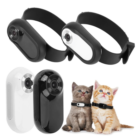 Camera Collar for Cats & Dogs – 1080p HD Pet POV Recorder