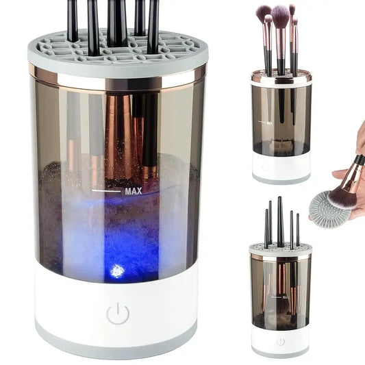 Electric Makeup Brush Cleaner & Dryer – Sonic Vibration Technology