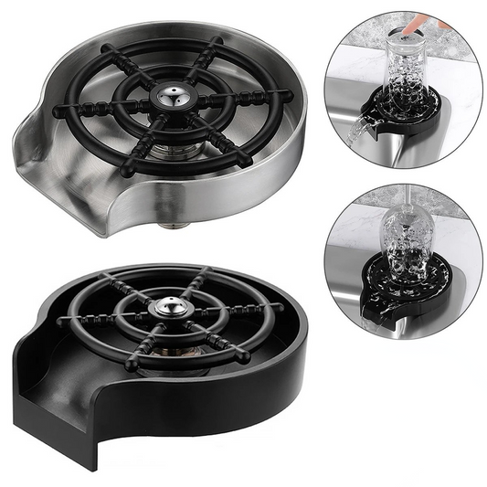 Glass Cup Washer – Automatic Sink Rinser for Kitchen Cleaning