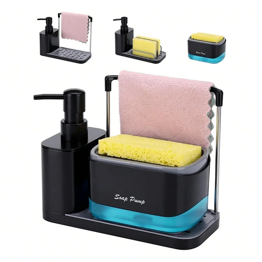 5-in-1 Hand and Dish Soap Dispenser Set – Kitchen Organizer