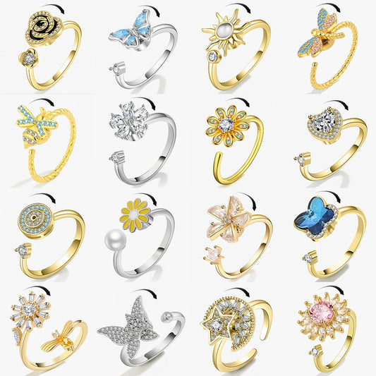 Fidget Spinner Ring – Anti-Anxiety Jewelry & Crystal Design