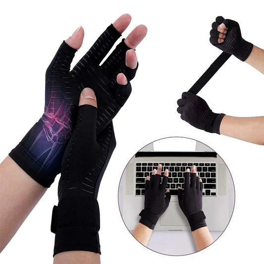 Copper Arthritis Compression Gloves – Pain Relief for Hands & Carpal Tunnel
