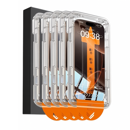 iPhone Screen Protector 5-Pack – Oleophobic HD Anti-Scratch Glass