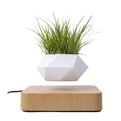 Levitating Flower Pot with 360° Rotation