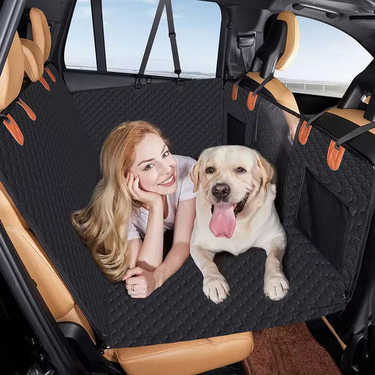 Dog Car Seat Cover – Waterproof Back Seat Protector for Pets