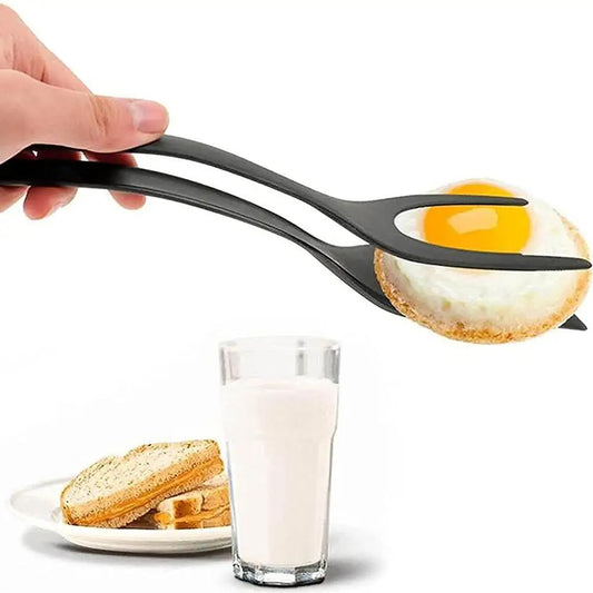 2-in-1 Spatula & Tongs – Multi-Purpose Kitchen Utensil