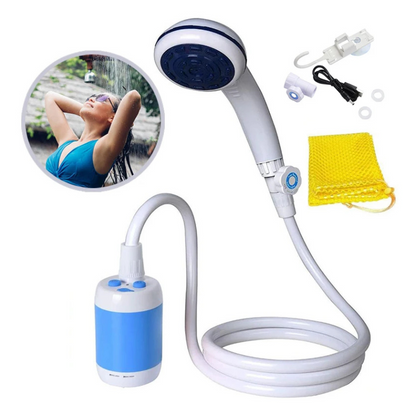 Portable Camping Shower Set with Rechargeable Battery