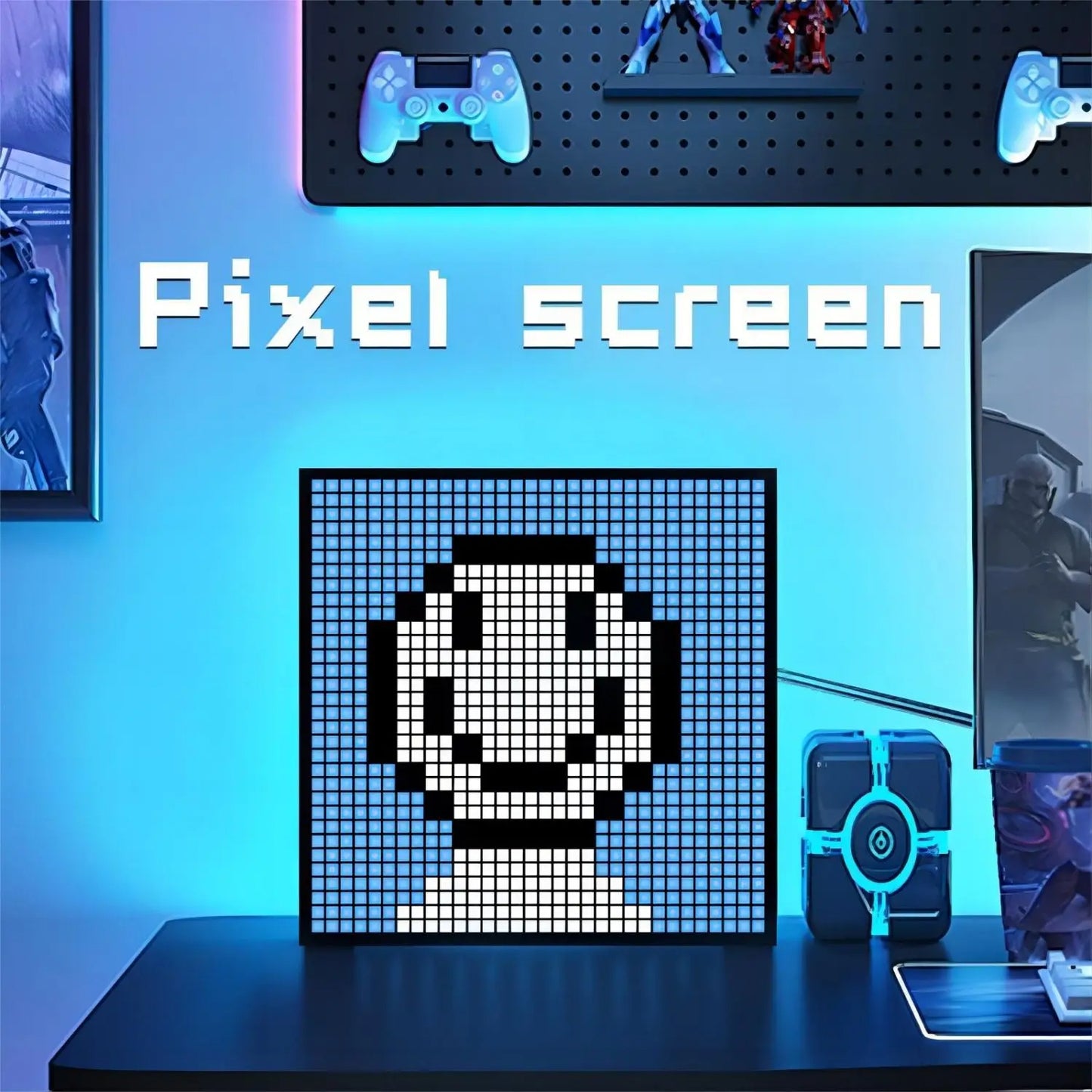Smart LED Matrix Pixel Display – Pixel Art Digital Frame & Smart Clock