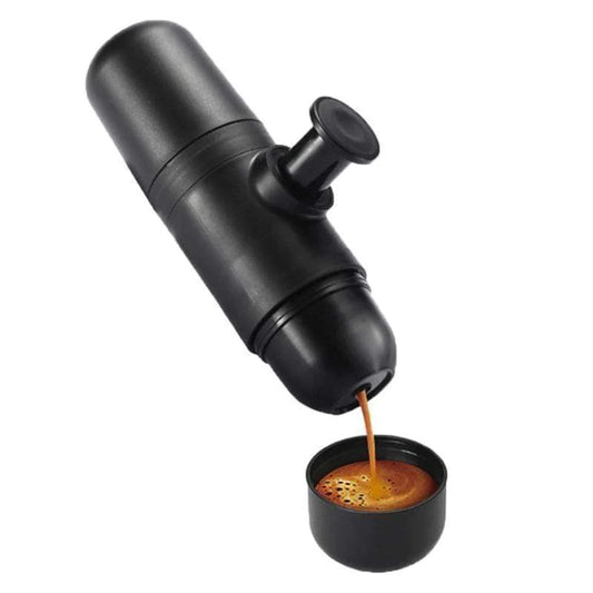 Portable Manual Espresso Maker – Travel Coffee Machine Compatible with Pods