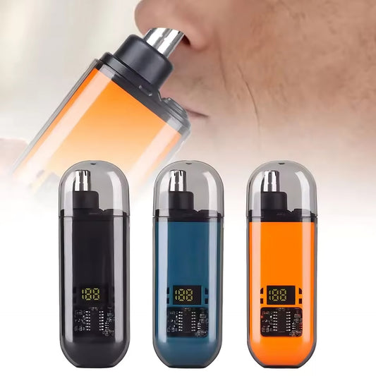 Mini Electric Nose & Ear Hair Trimmer – USB Rechargeable