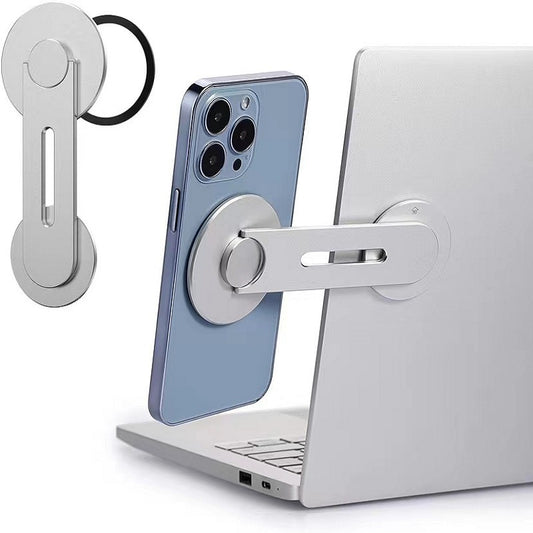 Magnetic Laptop Phone Mount – Clip-On for Dual-Screen Use