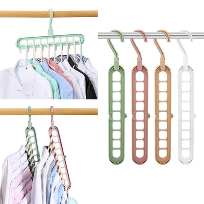 9-in-1 Smart Hanger – Space Saving Closet Organizer