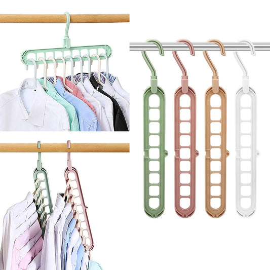 9-in-1 Smart Hanger – Space Saving Closet Organizer