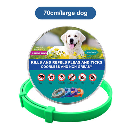 Flea & Tick Collar for Cats & Dogs – Adjustable Anti-Parasitic Protection