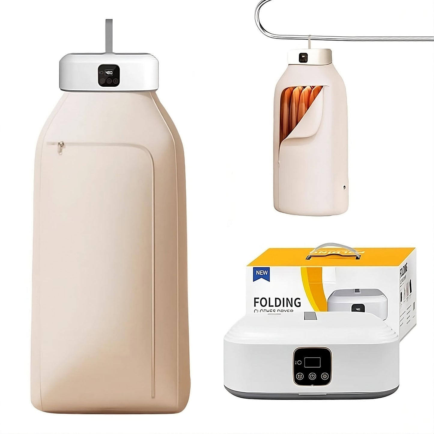 Electric Travel Clothes Dryer – Portable Fast-Dry Machine for Small Spaces