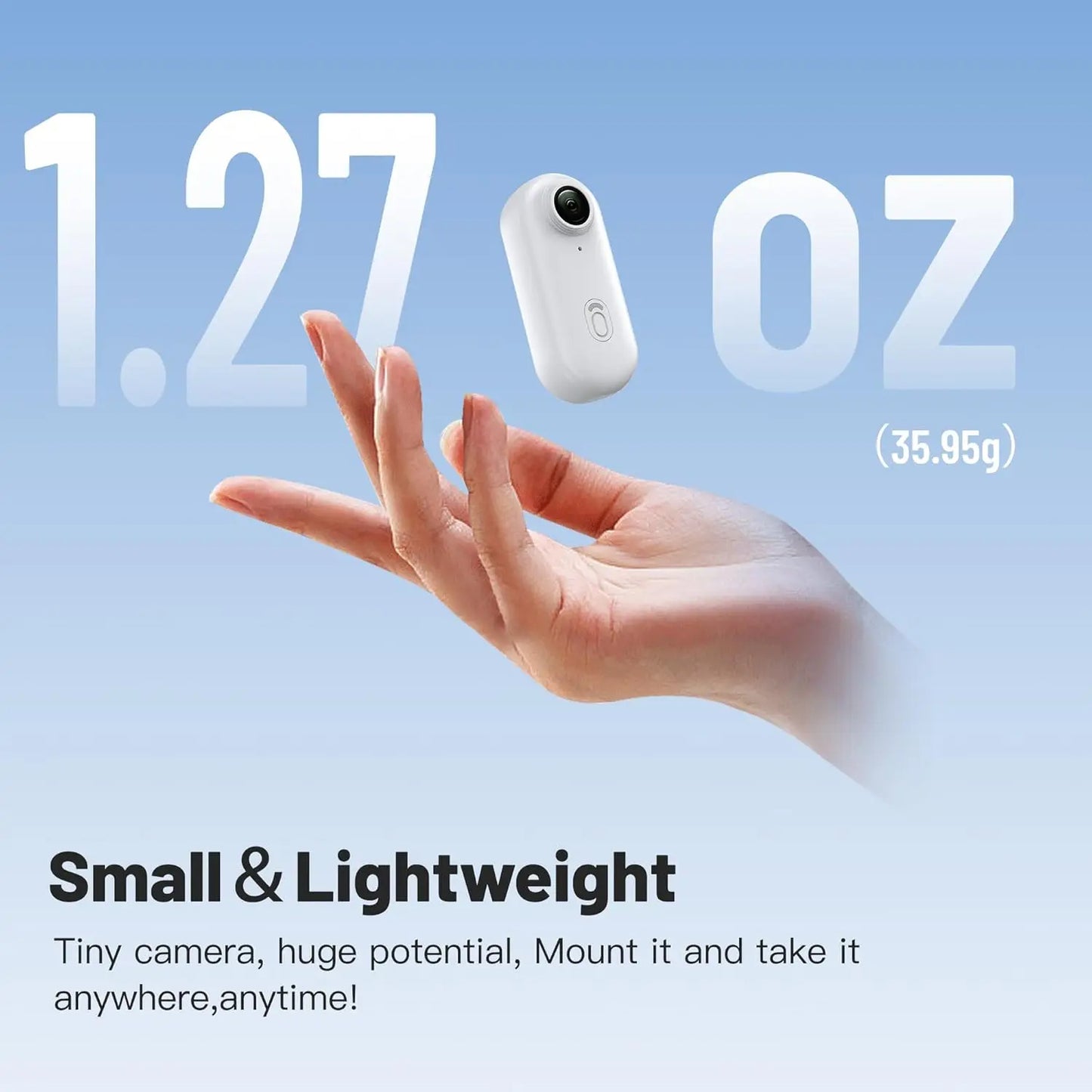 Portable POV Camera – Mini 1080P Wearable Action Cam