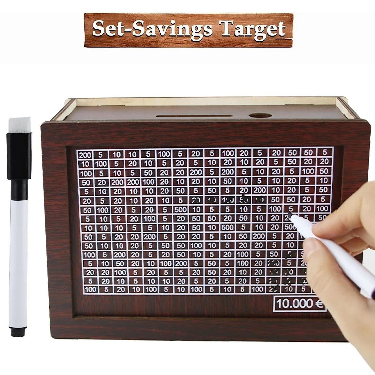 Money Saving Box – Visual Goal Tracker & Eco-Friendly