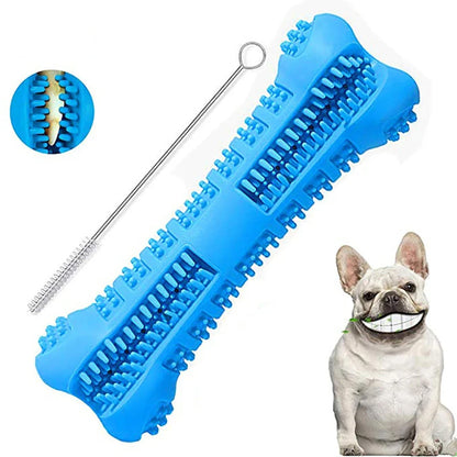 Toothbrush Dog Chew Toy – Dental Care Bone for Dogs