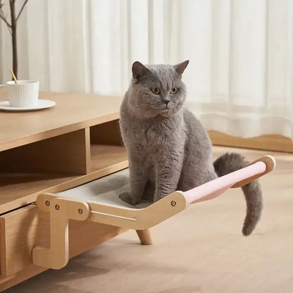 Adjustable Cat Window Perch – Secure Space-Saving Resting Spot
