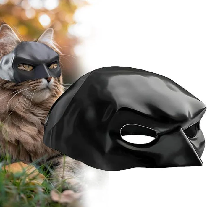 Bat Cat Mask – 3D Printed Superhero Costume for Cats